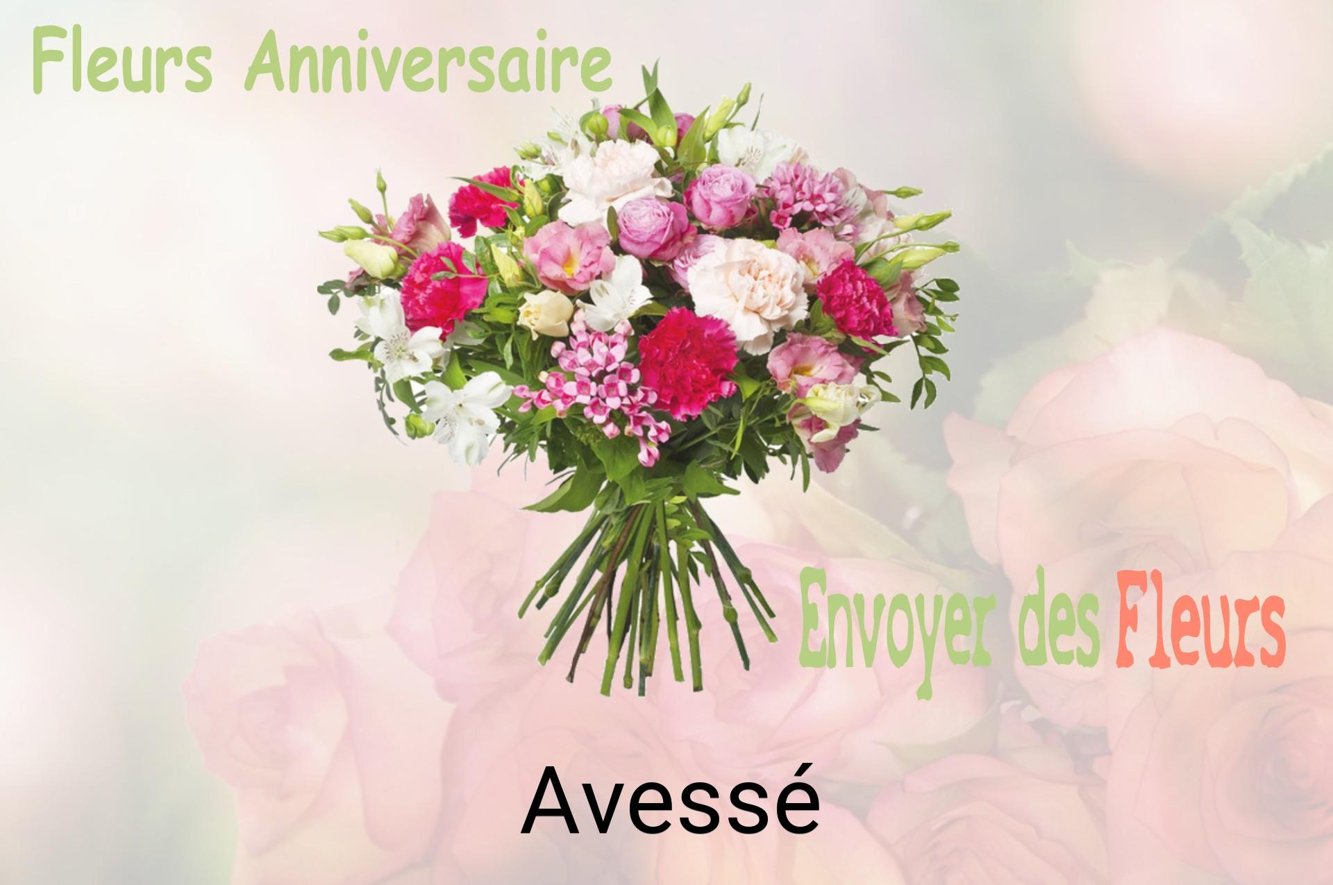 Bouquet de fleurs d’anniversaire livré à Avessé